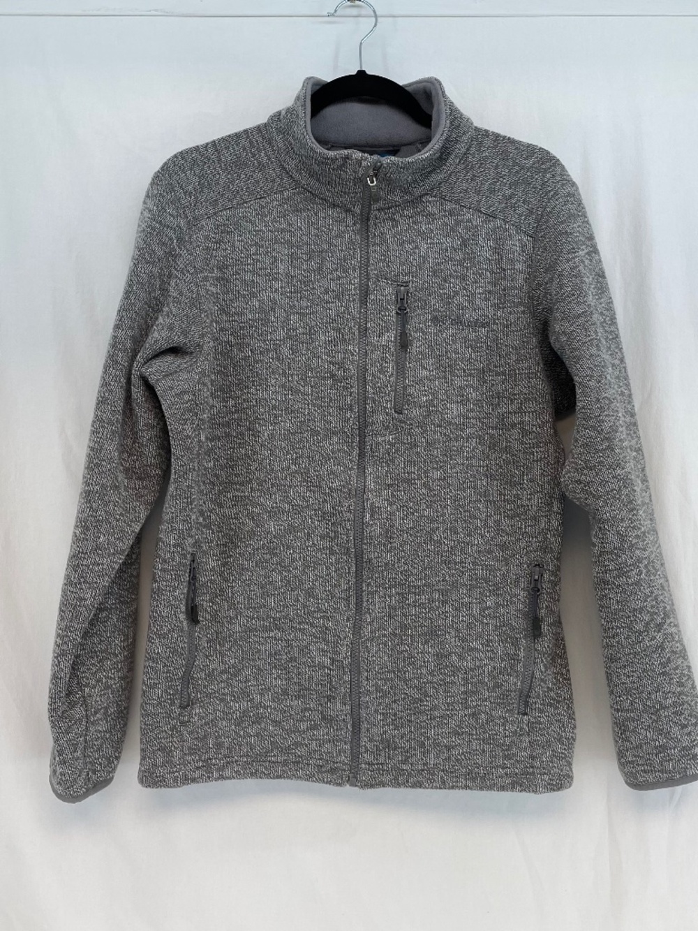 Columbia Full Zip Omni-Wick Sweater Layer Grey Women’s Size Small